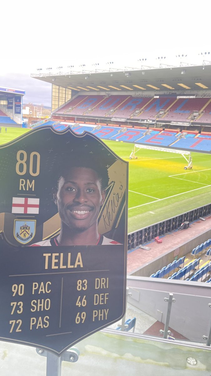 Good morning clarets! 👋

It’s competition time, would you like to win this signed <a href="/NathanTella_11/">tella</a> FUT Card? 🔥

How to enter: 
✅Make sure your following <a href="/eburnleyfc/">Burnley FC Esports</a>
✅Like this post ❤️
✅Retweet this post 🔁

Winner Announced 27/03/23 

Good luck! 😁

<a href="/BurnleyOfficial/">Burnley FC</a> | #FIFA23