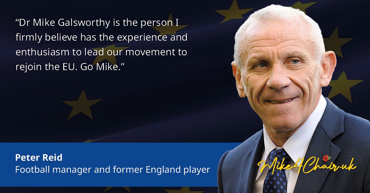 Feeling a lot of love for English footballers today! ❤️

Thank you Peter, you lovely man…

<a href="/reid6peter/">Peter Reid 💙</a> #Mike4Chair