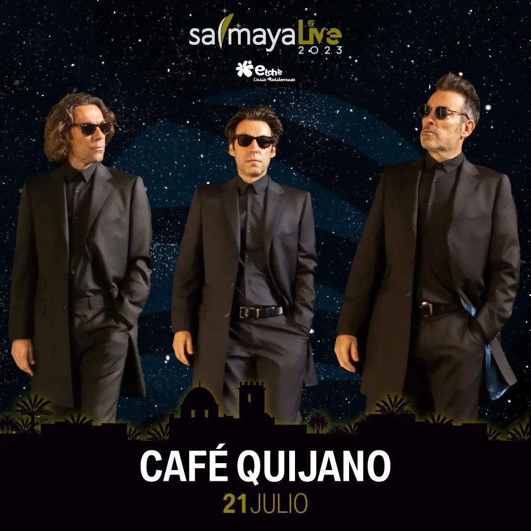 SALMAYA LIVE 2023 | Artistas confirmados de momento para este verano.
<a href="/martita_d_grana/">Martita De Graná</a> <a href="/monicanaranjo/">Mónica Naranjo</a> y <a href="/Cafe_Quijano/">cafequijano</a> 
No te lo pierdas, toda la información en 
👇👇👇
salmayalive.com
<a href="/SalmayaLive/">Salmaya Live</a> 
#Elche #conciertos #festival