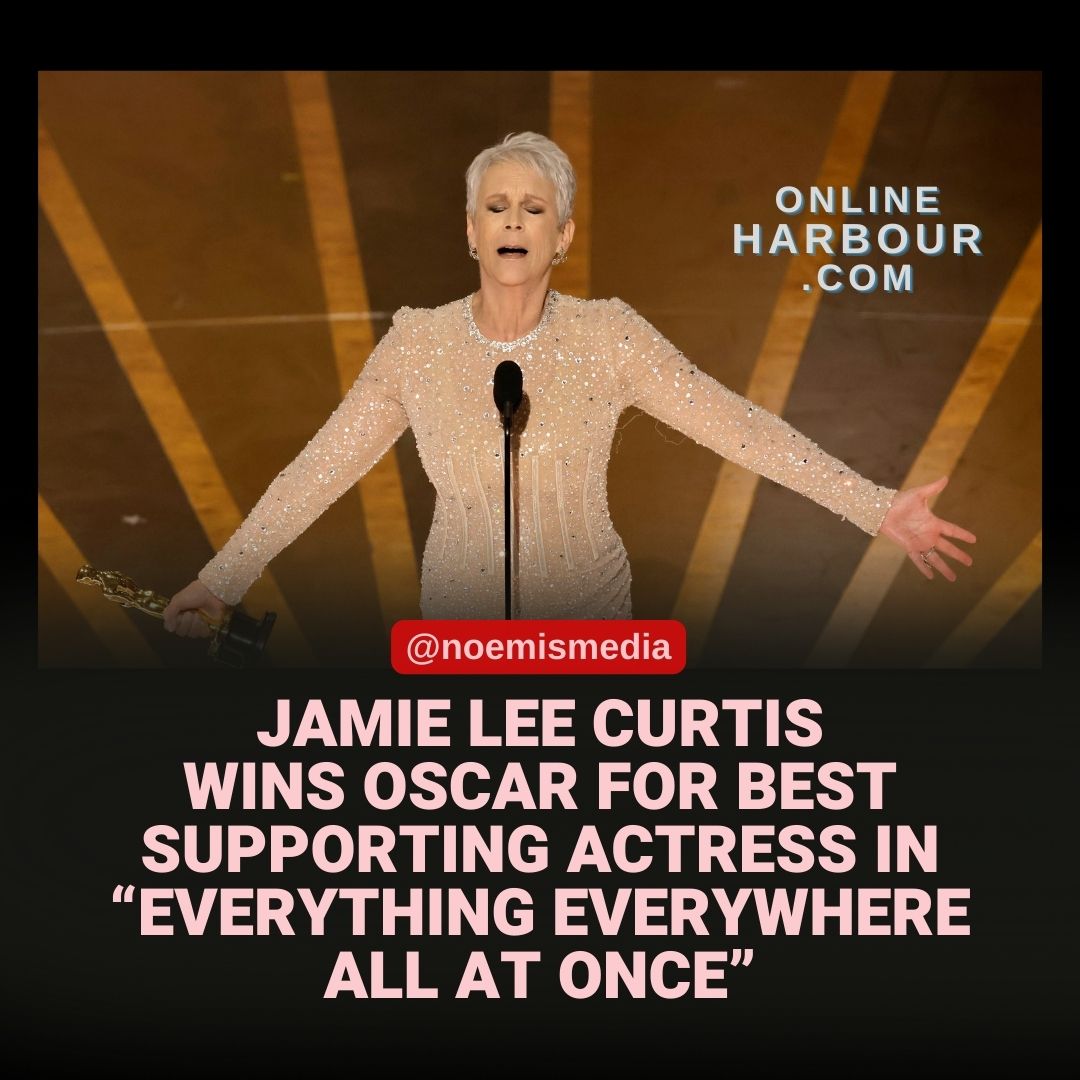 Congratulations Jamie Lee Curtis 🌹 

<a href="/noemismedia/">NOEMI +♥️</a> #Oscars #Oscars2023 #Oscars95 #people #movies #entertainment #news #winners