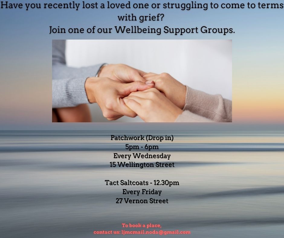 NODAAyrshire's tweet image. Our Wellbeing and Bereavement groups are open to anyone struggling with grief and loss. contact us to book a space. 
#NODAAyrshire #BereavementSupportGroup #Charity #griefandloss