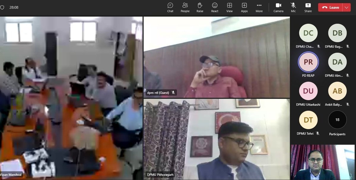 REAPUttarakhand's tweet photo. REAPPauri: Participated in a #review_meeting  on #Ultra_Poor_Package chaired by #PD_UGVS_REAP. All districts were #instructed to #speed_up their work and meet the #targets on #time. The meeting was also attended by AM-I&amp;I. @REAPUttarakhand 
@basava_ias 
… https://t.co/GmzoU8zFFs