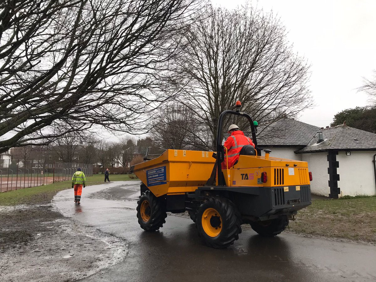 And the work starts today. 4 brand new, all weather courts with new fencing which will create a fantastic opportunity for people to play sport