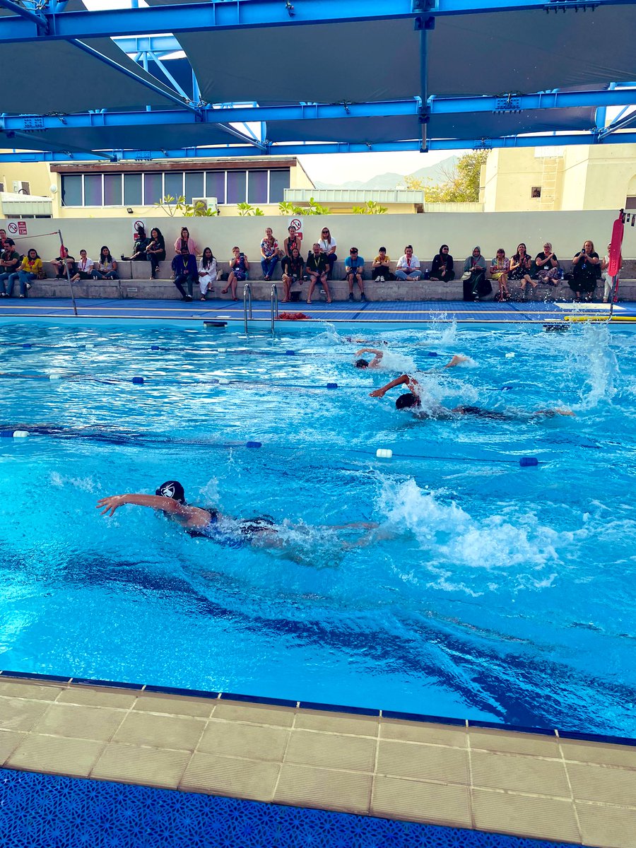 BSMuscatPriDHTL's tweet image. The #resilience, #motivation and #sportsmanship shown by our @BSMuscatY6 students at the Year 6 swimming gala today was phenomenal! They demonstrated our #learningethos and our #everyonecan philosophy throughout the event. Well done to all our students! @BSMuscat
