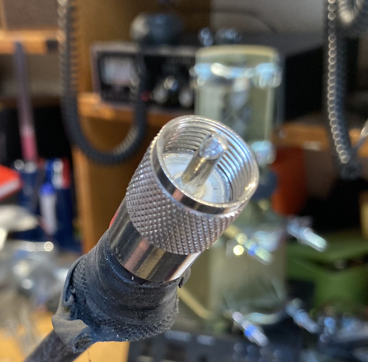 Vkthreepi's tweet image. New #coax connector? No. This is a great example of the importance of #waterproofing cable connections. This was the feed to a #discone antenna which has been in the air for 10 years. I use #amalgum tape. Not cheap but cheaper than having antenna &amp;amp; rig failures. #hamradio