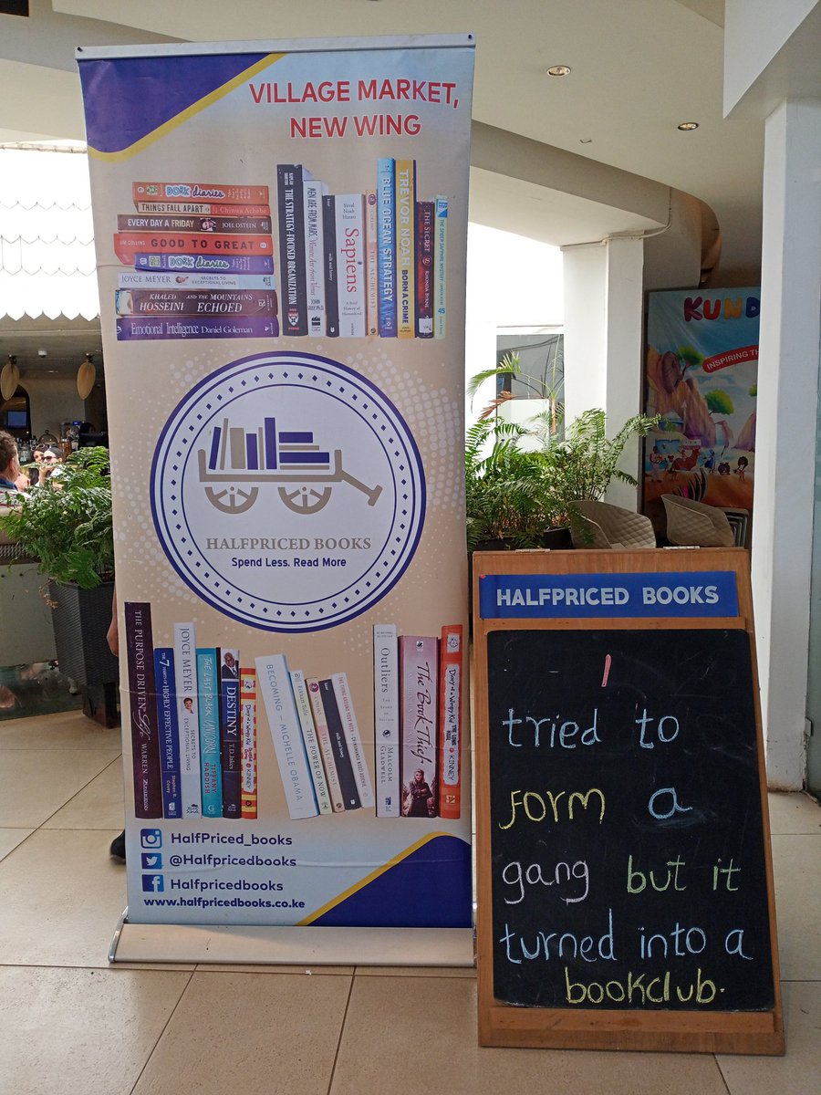 What's your "#bookgang"😅😅
A book is a friend too
Get yourself more &amp; more friends only <a href="/halfpricedbooks/">Halfpriced&NewBooks</a> 
#MondayMood 
#MondayMorning 
#March2023 
#BooksWorthReading 
#Oscar 
#AcademyAwards 
#latestonbooks
#bestselling 
#Kenya 
#Nairobi 
#Bookstore