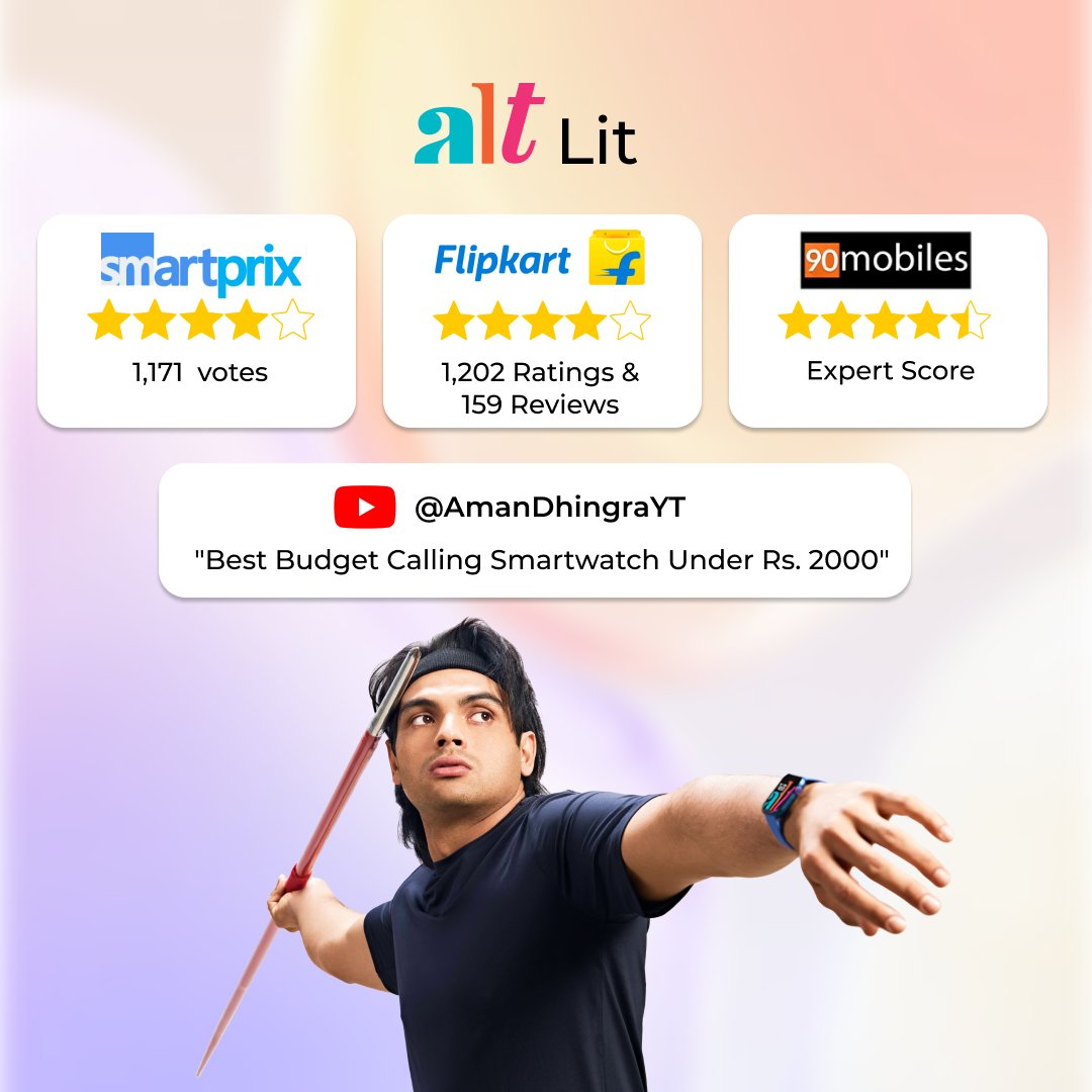 alt_smart_'s tweet photo. Did you check out our alt Lit yet? It's as 'Lit' as you are. 🔥
Get yours now- https://t.co/EEbC3suTmG
#WeAreAlt #ACultureInMaking #NeerajChopra #altLit https://t.co/a5HNLlQBX9