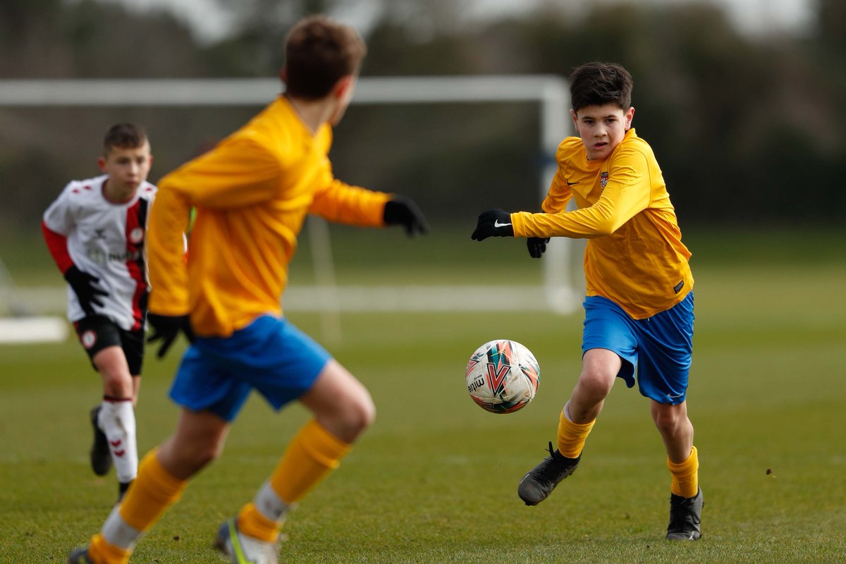 QEHSchool's tweet photo. U12s from QEH and @BristolCity Academy played a brilliant football match at the weekend. Great sportsmanship from both teams with the honours going to QEH, 3-0. No commentary required! #QEHPerformance #QEHCharacter #lovefootball https://t.co/e8j8IkjLL8