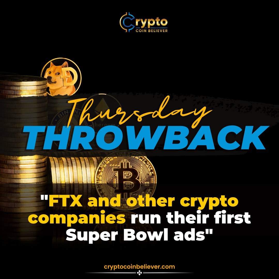 cryptocbeliever's tweet photo. Feb 13th, 2022:  Crypto companies run their first Super Bowl ads as they push to draw more investors and boost awareness of the industry. Bitcoin is trading back down at $42,259.28 as the market starts to price in the Federal Reserve’s coming rate increases. @cryptocbeliever https://t.co/wKgsbHFGJ8