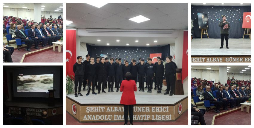 ilçemiz ŞAGEL Anadolu İmam Hatip Lisesi öğretmen ve öğrencileri tarafından hazırlanan 🇹🇷12 Mart İstiklal Marşının Kabulü ve Mehmet Akif Ersoy’u Anma İlçe programı okul salonunda  gerçekleştirildi. 

<a href="/prof_mahmutozer/">Mahmut Özer</a> 
<a href="/valicetinoktay/">Çetin Oktay Kaldırım</a> 
<a href="/ebubekirsavasci/">Ebubekir Sıddık Savaşçı</a>