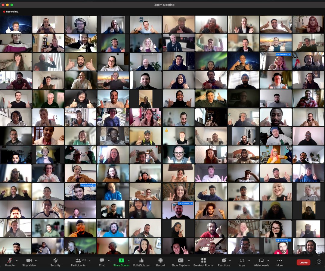 theSchoolOfCode's tweet image. IT&apos;S DAY 1 ON BOOTCAMP 14.0!🎉
Check out all of these excited faces!😃
Today will be all about getting to know each other,
..&amp;amp; of course, starting as we mean to go on, with the bootcampers getting their 1st taste of #pairprogramming, #teamwork &amp;amp; #computationalthinking
Let&apos;s go!💪