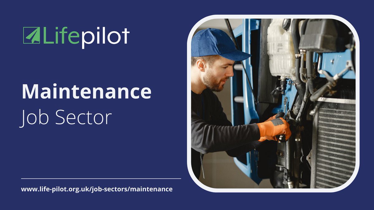 Lifepilot4HE's tweet photo. Ever thought about a career in Maintenance? View information on all the different jobs in this sector, skills required, salary, qualification, etc on #Lifepilot https://t.co/ZDy5bzdeNi #maintenance https://t.co/lZk28RPXQt