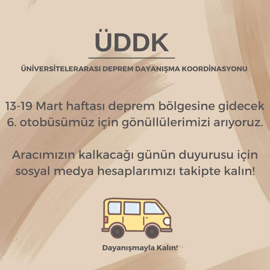 uniDepremK's tweet photo. Gönüllü olmak için profilimizdeki formu doldurabilir, duyurularımız için sosyal medya hesaplarımızı takip edebilirsiniz. 

Dayanışmayla! https://t.co/5ISh4PsOyU