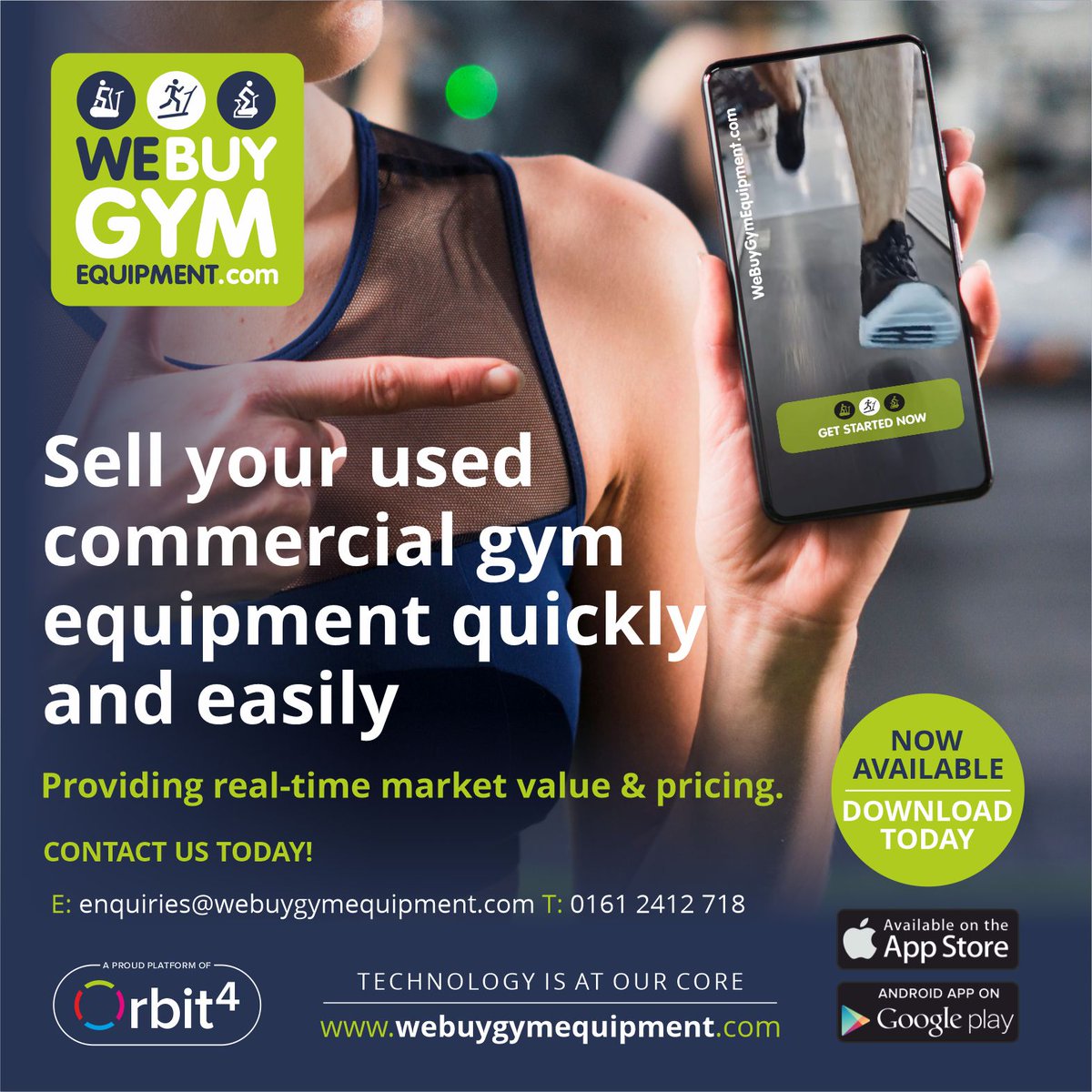 Sell used gym equipment quickly and easily. Make sure you get the best price @ webuygymequipment.com
#Orbit4 #sellcommercialgymequipment #fitnessequipmentsell #gymauction #buygymequipment #webuygymequipment #sellsportsbike #sellfitnessequipment #fitnessequipment #gymlifestyle