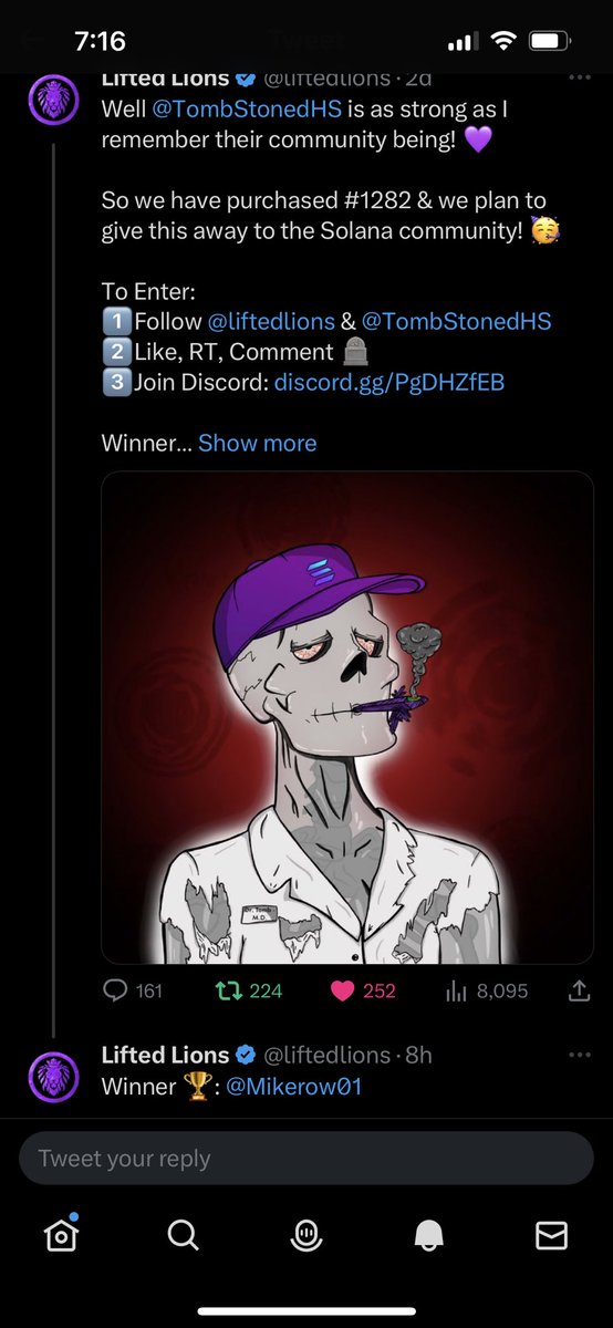 Mikerow01's tweet photo. Can’t believe I won thanks to @liftedlions for this great give away finally part of @TombStonedHS been wanting to join the community for the longest thanks lions #staylifted https://t.co/zI6wwgEWKF