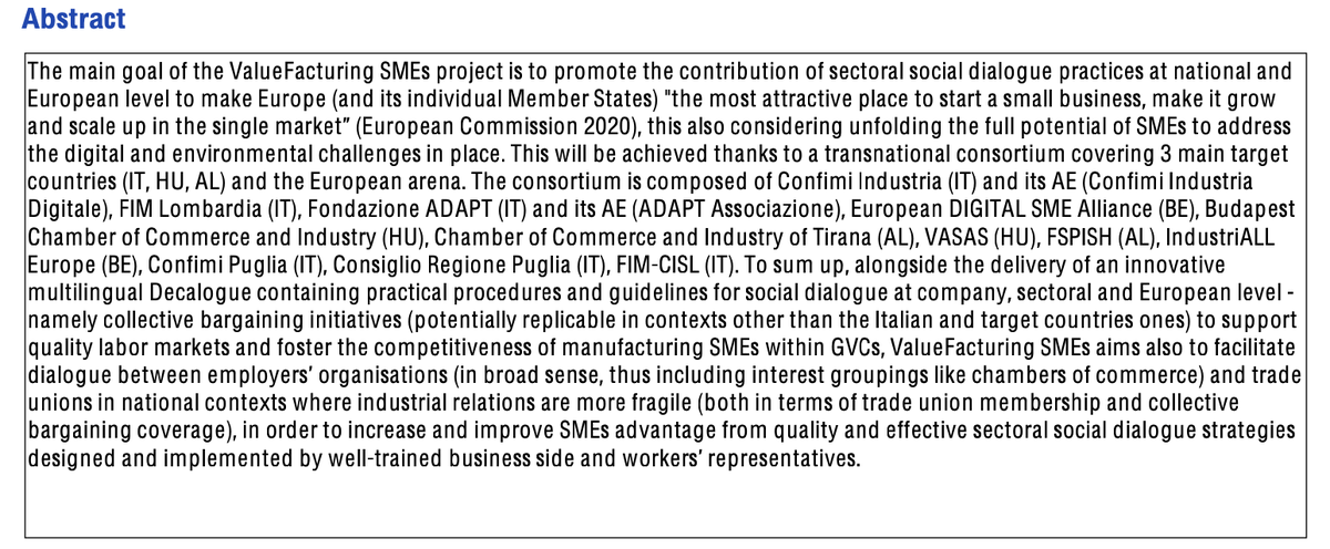 MargheRoi's tweet photo. Not bad for a Monday. 
#Staytuned for the 🇪🇺 Project 
#ValueFacturingSMEs - Fostering SMEs Competitiveness in Manufacturing GVCs through #SocialDialogue kick-off soon
COO: @ConfimIndustria 
BEN: @FimLombardia @adaptland (scientific partner) @EUdigitalsme @DhomaTirana BCCI https://t.co/nLXPdEmVlV