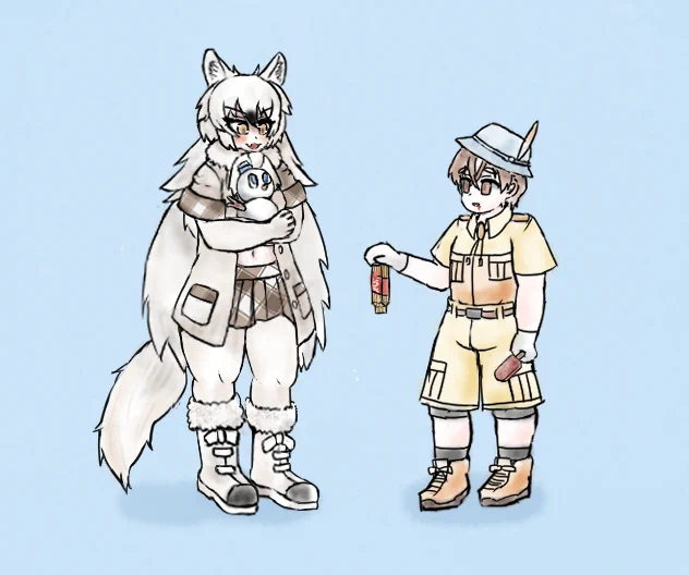 >>なんかよく見たらホッキョクオオカミさん大きくない!?そんなことないです。 
