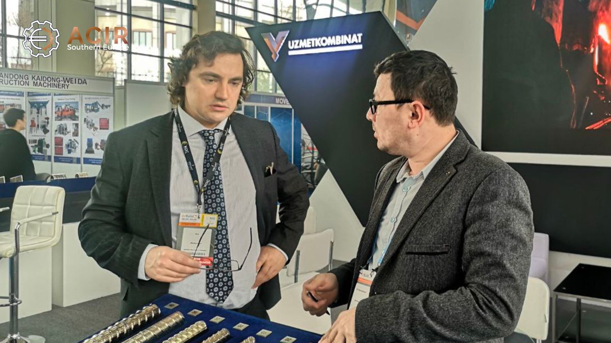 AcirSouthernEU's tweet photo. #UzBuild es la exposición más importante en #AsiaCentral sobre materiales de construcción y tecnologías.
Con los especialistas de #ACIR Southern Europe representamos a empresas europeas interesadas en #Uzbekistán https://t.co/sRD0gBeKbg