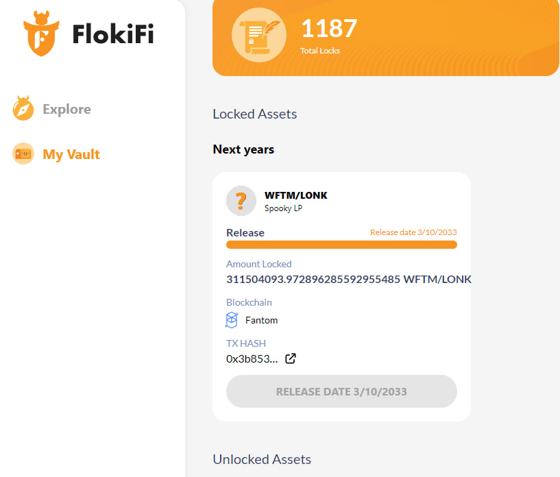LonkCoin's tweet photo. 📢 Great news, Lonk community! 
The liquidity of Lonk has been locked for 10 years on @FlokiFi  🔒🚀 This move ensures a more stable and secure trading environment for our community. Thank you for your support! 
#Lonk #FlokiFi #DeFi #Crypto #LockedLiquidity https://t.co/kgcMEFpV9U