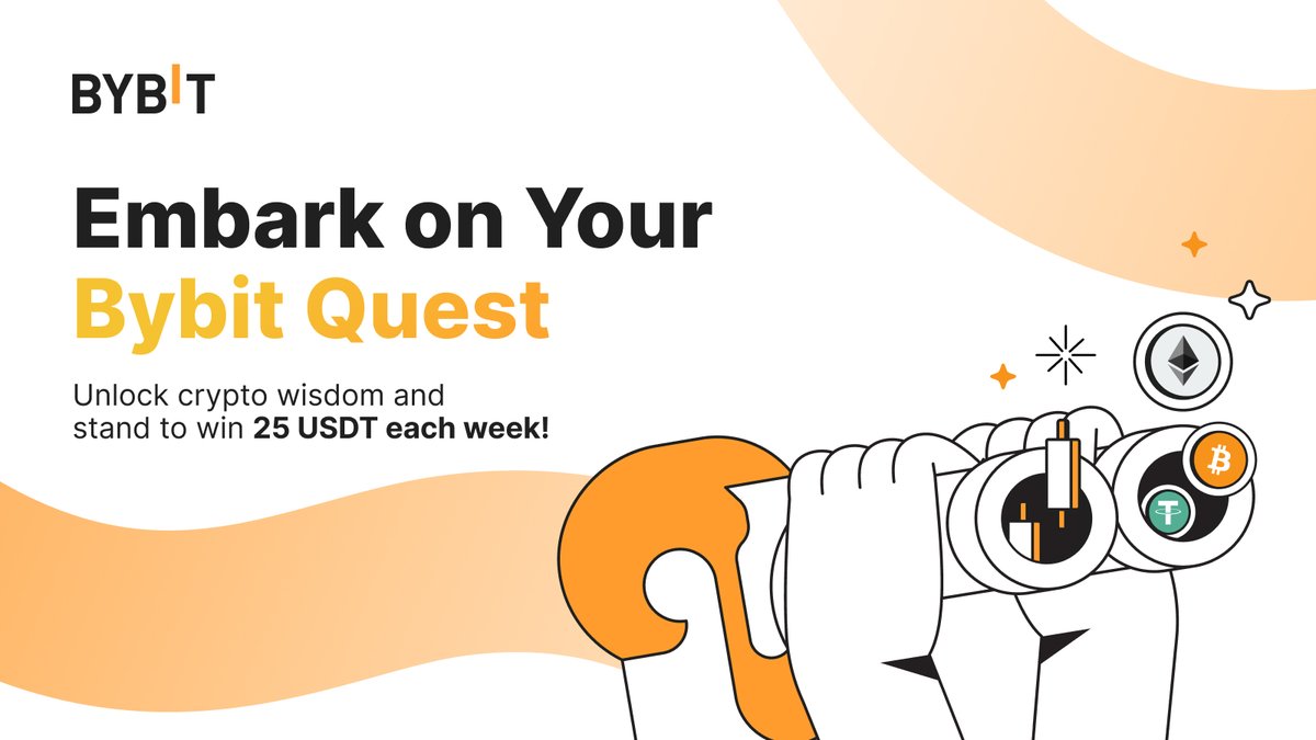 Bybit_Official's tweet photo. Geared up for the next #BybitQuest?
Learn about the #Ethereum Shanghai Upgrade and stand a chance to win 25 $USDT!
Get started with the Quest here: https://t.co/KXWZLbWk0t
#Bybit #TheCryptoArk https://t.co/S3AUDw7RpZ