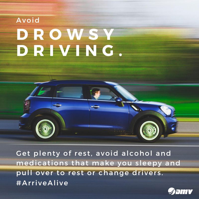 Feeling that hour of lost sleep after #DaylightSavingTime?

The effects could stick w/ you for the rest of the week. To avoid #DrowsyDriving, get plenty of sleep, avoid alcohol and medicine that makes you sleepy. If you’re too tired to drive, pull over to rest or change drivers.