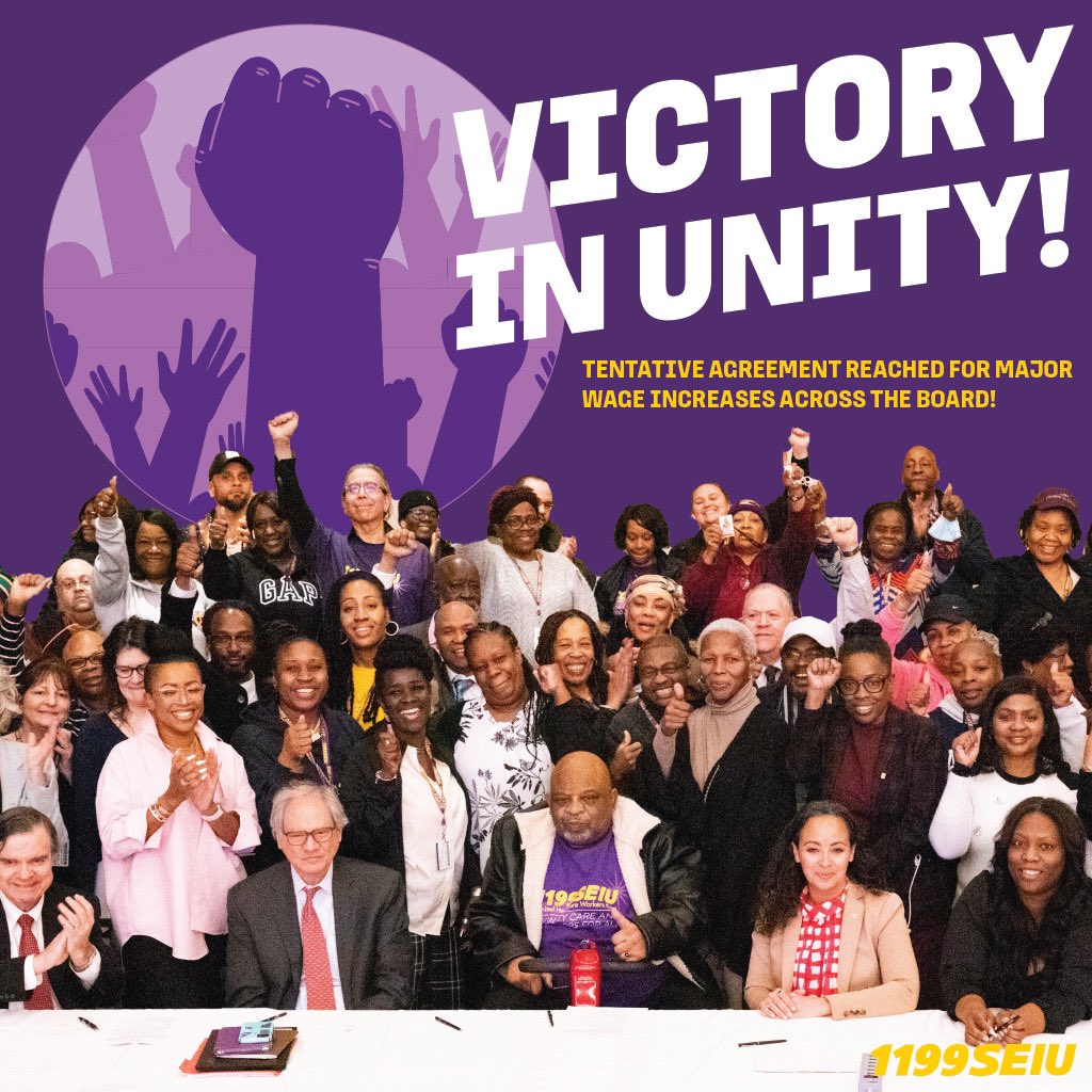 1199SEIU💫 on Twitter: "🎉Late last Thursday, 1199SEIU & the League of ...