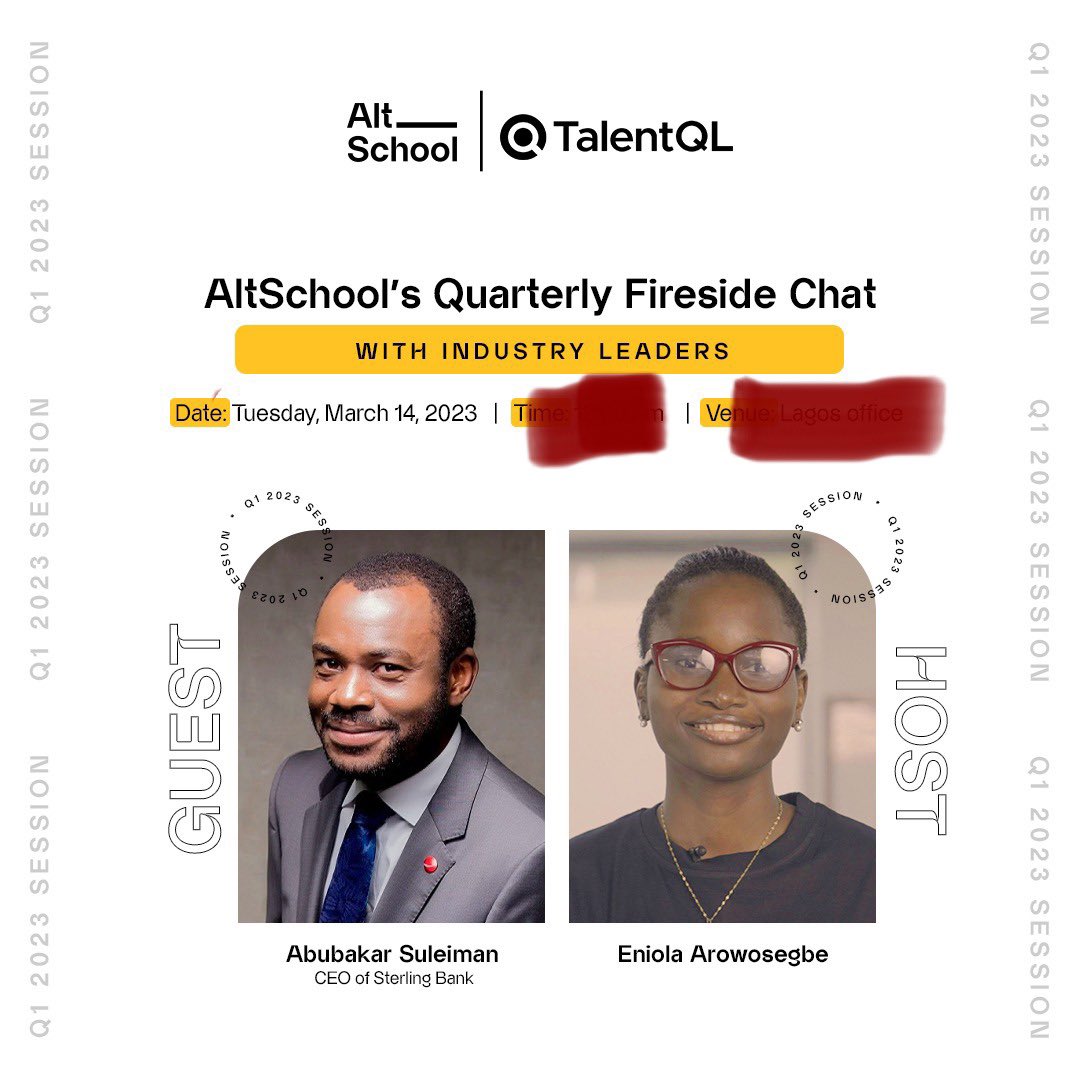 AdewaleYusuf_'s tweet photo. The first time I met @suleimana, we spent 3hrs+ chatting. I’m always impressed seeing intelligent people with great plans for talent in Nigeria and Africa.
My team will host him tomorrow for a chat (perks of being on our team). https://t.co/zvXz6KQkoM