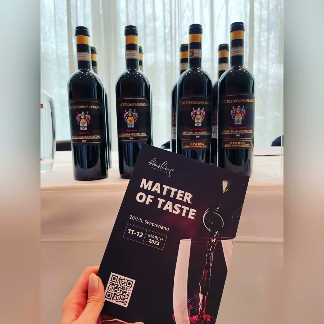 cpdavini's tweet photo. Great weekend in Zurich for the 2023 edition of #MatterofTaste by @Wine_Advocate! 
Two days full of events, tastings and masterclasses, perfectly set in beautiful locations. 

#ciaccipiccolomini
#rareitalianstyle
#brunellodimontalcino
#winetasting
#RobertParker
#MOTZRH23 https://t.co/IUTCNnIEBZ