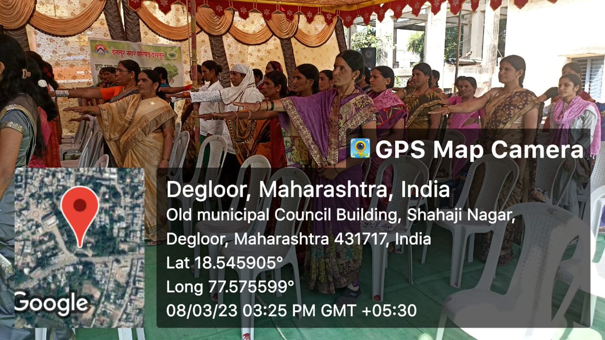 codegloor's tweet photo. आज जागतिक महिला दिनानिमित्त देगलूर नगर परिषदेतर्फे महिला सफाई कर्मचाऱ्यांची आरोग्य तपासणी व माझी वसुंधरा अभियानांतर्गत माझे वसुंधरेची शपथ उपस्थित सफाई कर्मचारी, आरोग्य सेविका, आशा सेविका यांना देण्यात आली https://t.co/6wO9L7cSsx