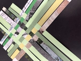 AvantifieldsArt's tweet photo. Yr11 Art students exploring weaving with maps in the style of contemporary artist Shannon Christine Rankin https://t.co/W1jrapek8k