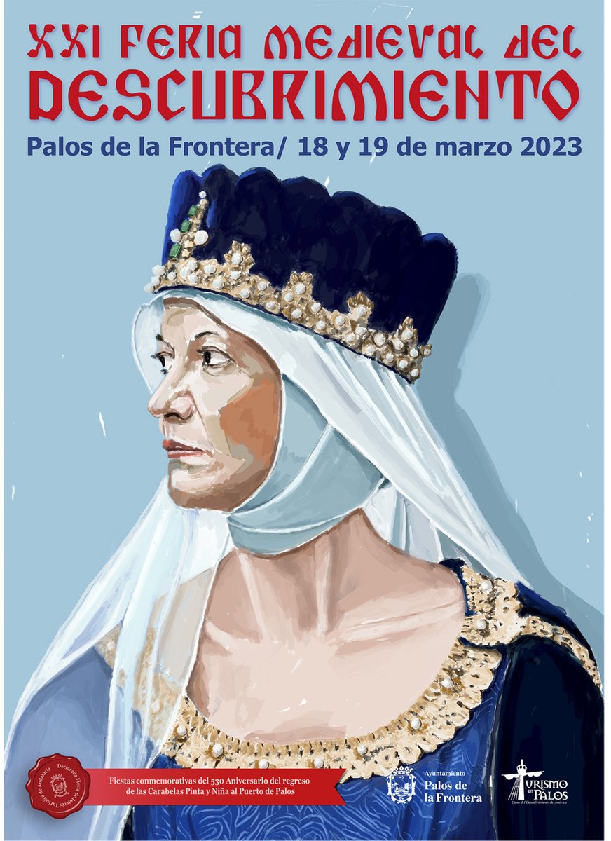 DipuHU's tweet photo. ⛵La XXI #FeriaMedievaldelDescubrimiento de #PalosdelaFrontera se celebrará el 18 y 19 de marzo. 

📌El alcalde de @AytodePalos ha presentado hoy este evento en @dipuhu acompañado de la diputada @RubioVillodres, miembros de la corporación municipal y figurantes de ambientación. https://t.co/sinjK7rCBQ
