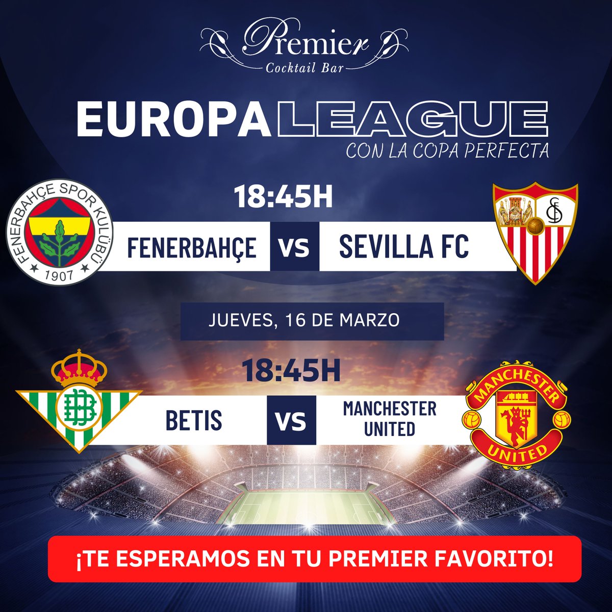 Y volvemos con los partidos de vuelta de la #EuropaLeague este jueves... ¿aún no sabes dónde vas a verlos? Pues te lo ponemos muy fácil... 
🌿 Reservas ☎️: 689.123.897
📌 Kiosco Parque El Prado de San Sebastián
#coctéles #bar #ocio #lacopaperfecta #terrazasconencanto #cócteles