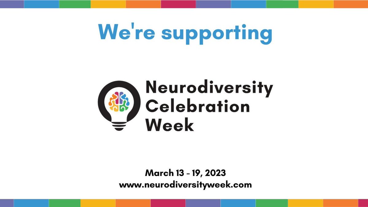 SColeman35's tweet photo. Looking forward to taking part in the vast array of activities this week #NeurodiversityCelebrationWeek https://t.co/McRtnJMcc2