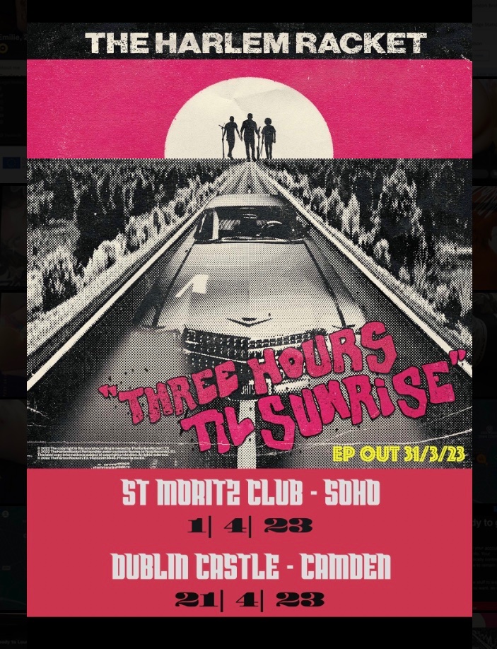 Delighted to announce that our debut EP Three Hours Til Sunrise will be released on March 31st! 

Come and catch us playing live at St Moritz Club on 1/4 and Dublin Castle on 21/4