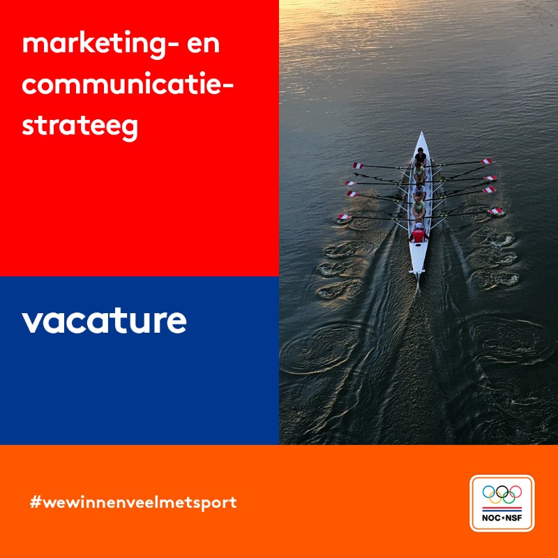 Draag bij aan de versterking van de breedtesport in Nederland! 

Jij bent verantwoordelijk voor de (door)ontwikkeling van communicatieplannen met als doel: zoveel mogelijk inwoners van Nederland plezier te laten beleven aan sport.

#wewinnenveelmetsport | #vacature