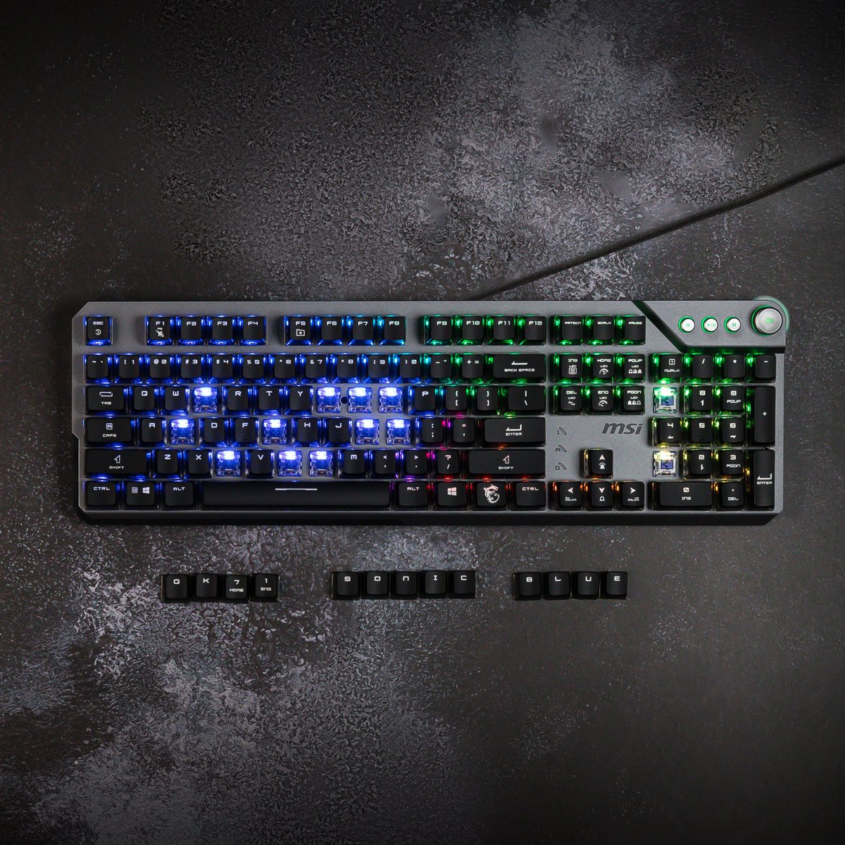 MSITweetsZA's tweet photo. Have you guessed it right?
The CLUTCH GK71 SONIC is now available with Blue Switches - perfect for gamers who crave a light and clicky touch during their gameplay. 😉
Learn more: https://t.co/1U4x10QiGr
#MSIKeyboard #GK71 #BlueSwitch #GamingKeyboard https://t.co/6WJ9lxLZtR