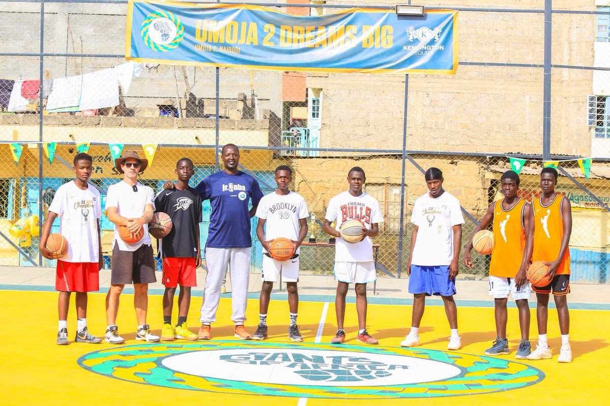 Thanks you @LeighEllis for the amazing basketball camp and goodies for the players. We definitely need you for another pick up game at our very own Rucker-Park🏀🏀in Kenya 🇰🇪