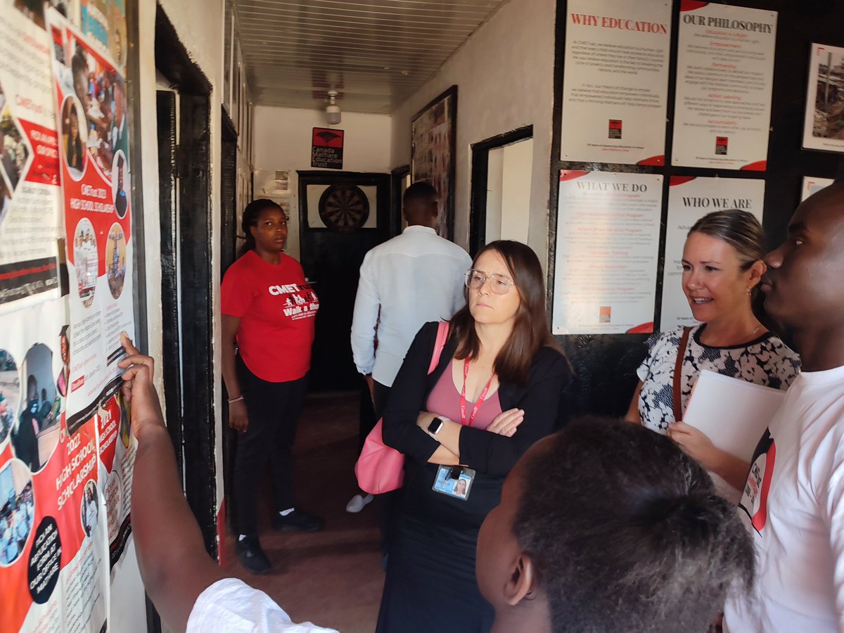 On Friday, team Kenya led by ED, <a href="/TitusKuria_/">Titus "Tito" Kuria</a> had the pleasure of hosting Anik Labelle, Senior Development Officer, <a href="/CanadaDev/">Development Canada</a> &amp; <a href="/JanineCocker/">Janine Cocker</a>, Head of Cooperation, <a href="/CanHCKenya/">Canada in Kenya, Somalia and Uganda</a>. Anik &amp; Janine met scholars, alumni, parents &amp; staff; learned about progress made in Wezesha Kike!; 1/2