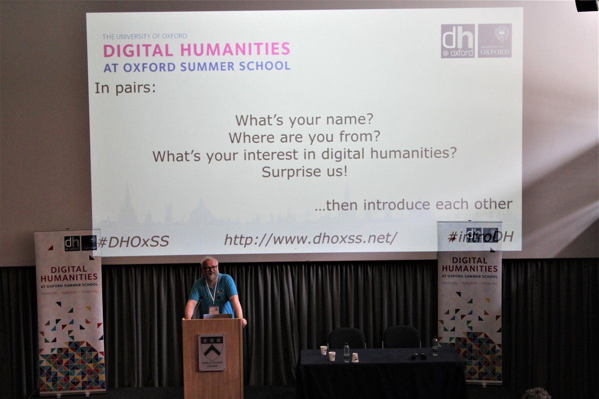 If you're curious about #digitalhumanities & want to know how to apply it to your study, research or work, join our Intro to DH strand at #DHOxSS2023 and find out about various technologies used to collate, interrogate & facilitate the digital humanities tinyurl.com/IntrotoDH