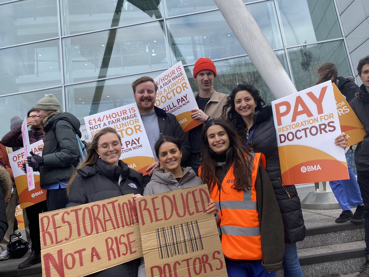 Visit your local hospital picket line to show your support for striking junior doctors today! #payrestoration #juniordoctors