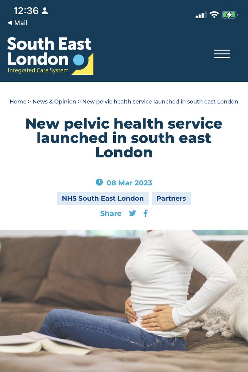 New #Pelvichealth service for women and birthing people in Southeast London! selondonics.org/new-pelvic-hea…  #pelvichealthphysiotherapy #interprofessionalpractice #pelvichealthmidwife @LGTbbph @GSTTPelvicFloor @KingsMaternity