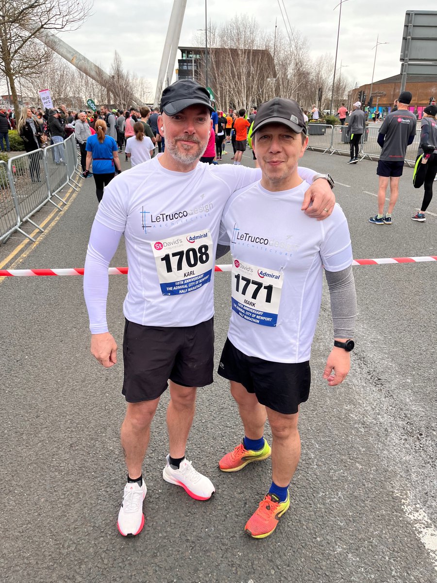 think they've recovered!  Letrucco Design at the Newport 1/2 marathon last Sunday.  A great event  - well done to all involved.