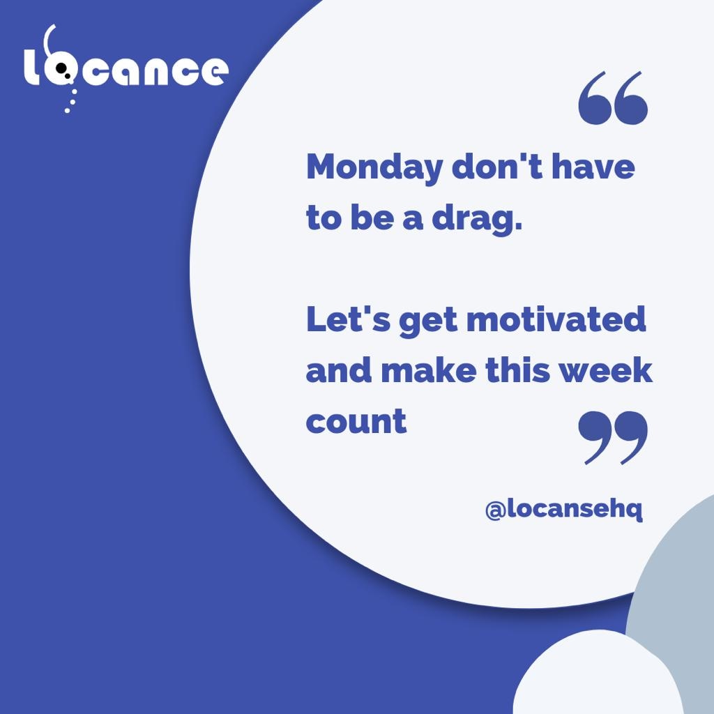 Let's start the week off right with Locanse💪🏼
#MondayMotivation #MotivationMonday #StartStrong #NewWeekNewGoals #RiseAndGrind #MondayBluesNoMore #GoGetIt #FocusedAndFearless #Determined #NeverGiveUp #BelieveInYourself #PositiveVibesOnly #YouGotThis #WorkHardPlayHarder #DreamBig