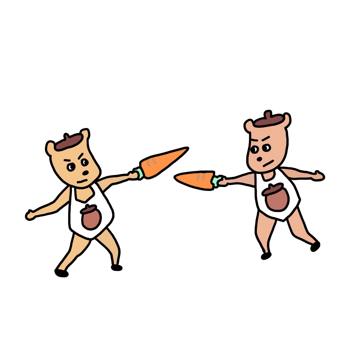 don_gurisu_'s tweet photo. にんじんフェンシング https://t.co/BEB6vuPXuh