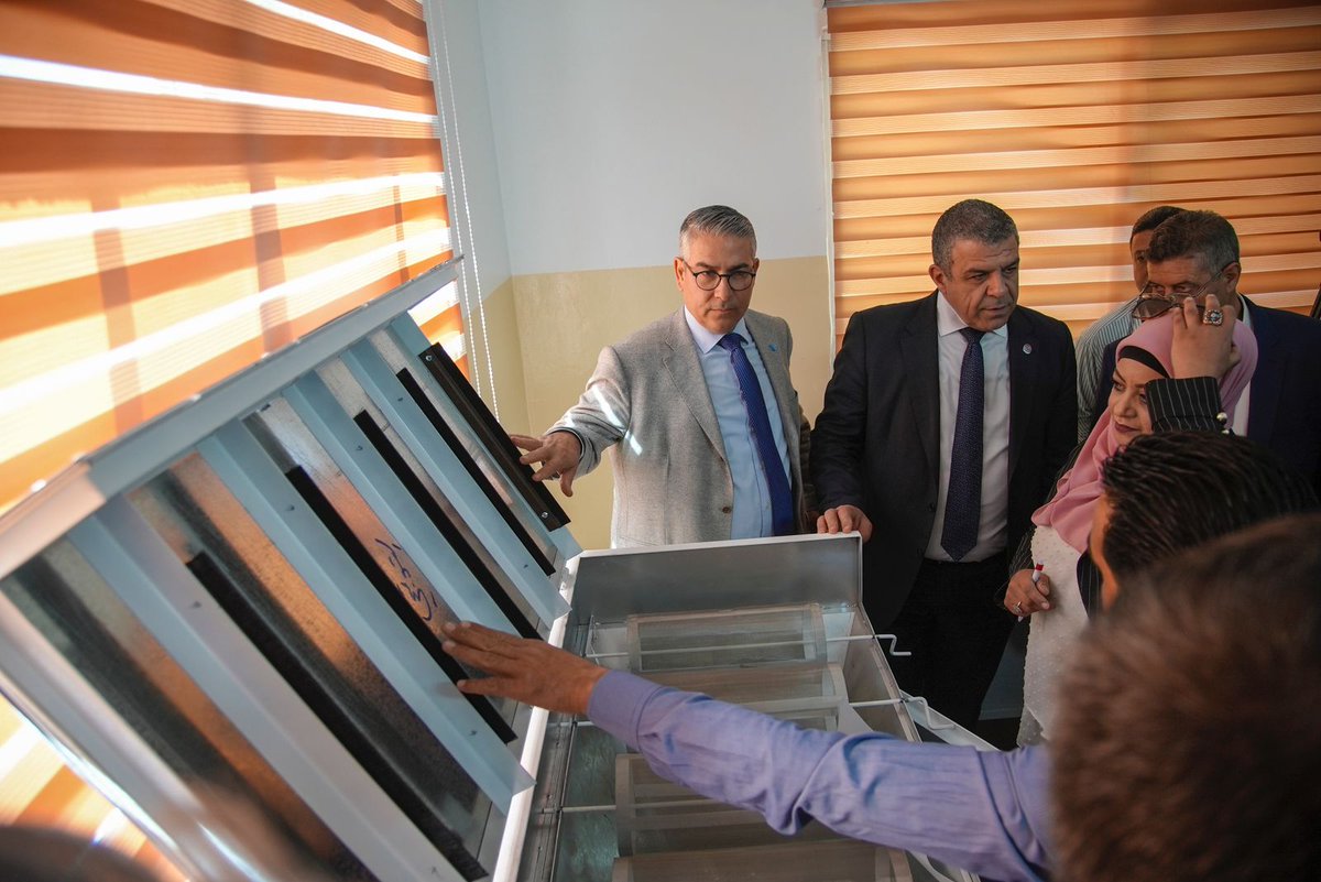 FAOinNENA_EN's tweet photo. 🔴Happening now
The inauguration of a laboratory for the production of natural enemies in #Jordan as part of the efforts of the regional project to mitigate the risks of #Fall_ArmyWorm.
📍 Jordan https://t.co/RgW9oEv1H1