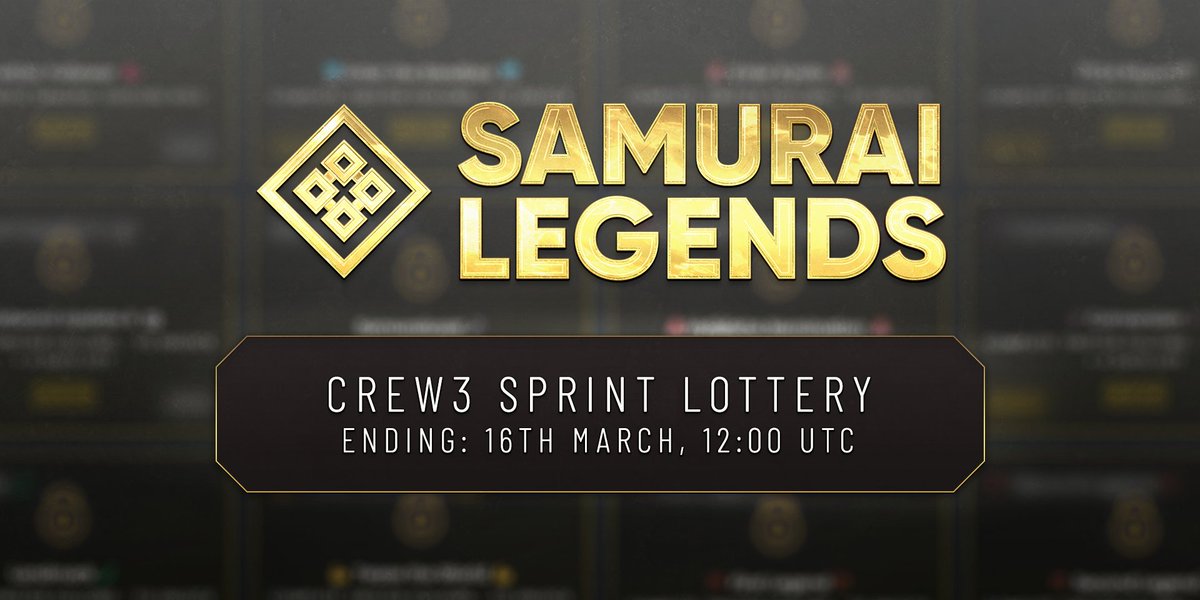 Samurai Legends 🏯 tweet media