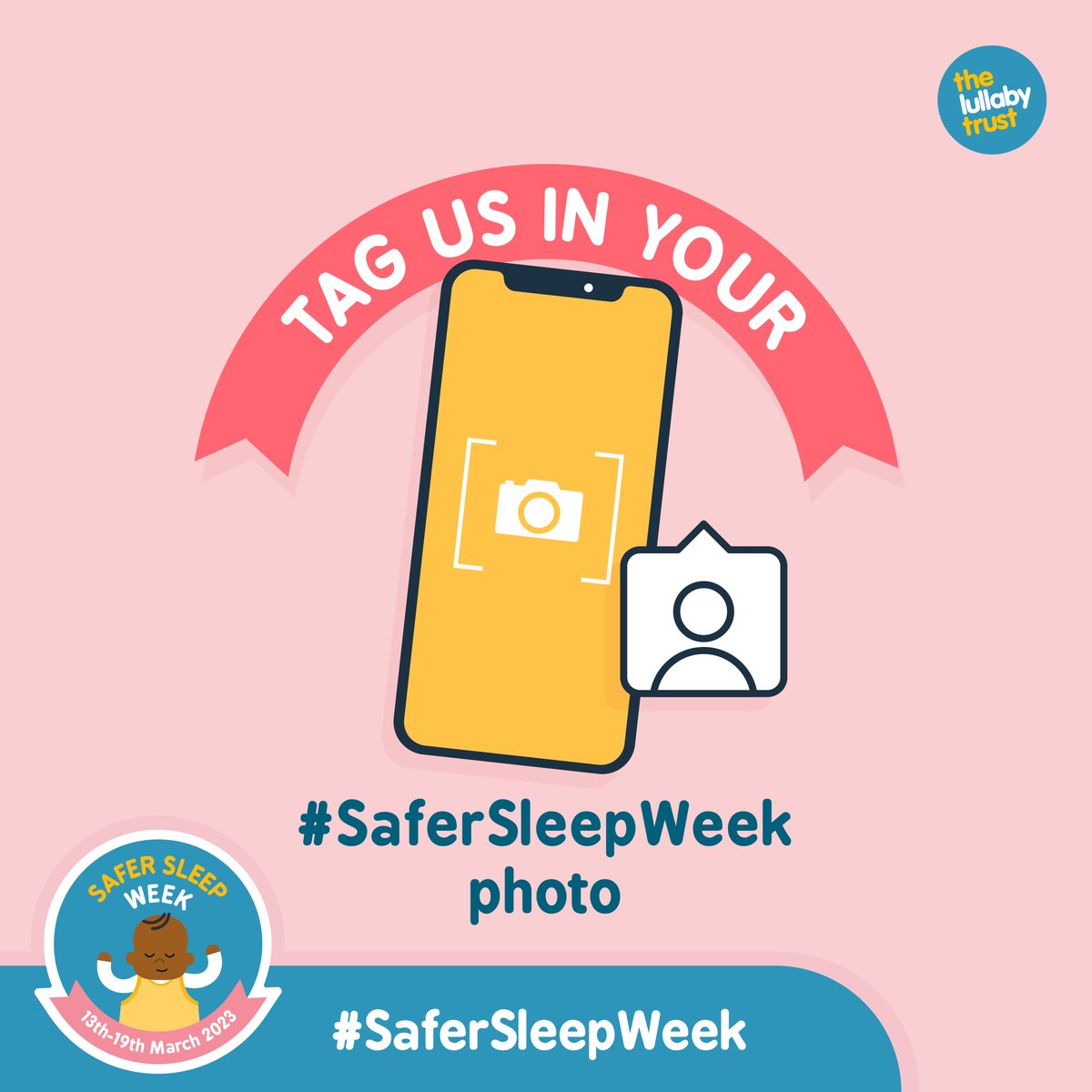 We’d love to see some photos of your #SaferSleepWeek poster displays and activities! Upload them to social media and then tag us so we can share them!