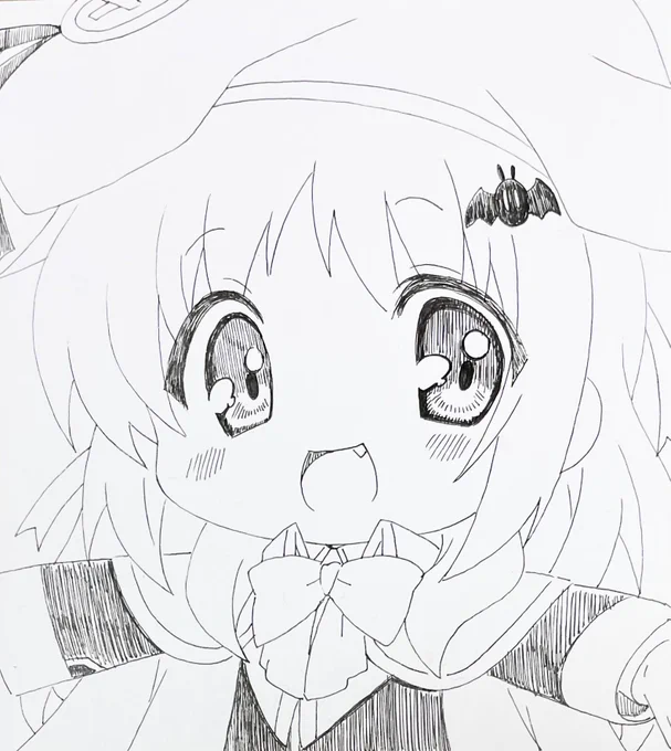 今日のアナログイラスト116日目はリトバスのクドです!わふ! 