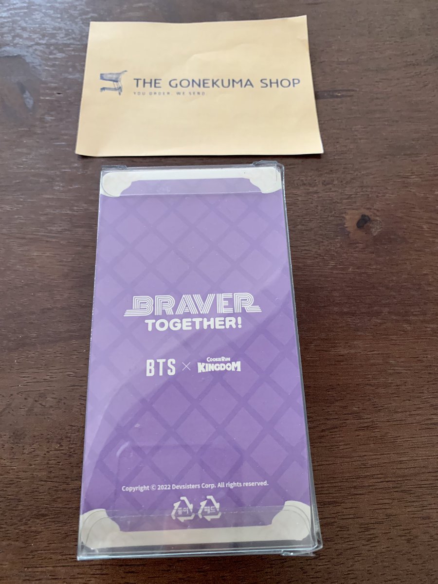 Griptok JIN Cookie Run Kingdom X BTS Brave Together
สินค้าพร้อมส่ง 
ราคา 799 บาท ( มี 1 ชิ้น )

#บังทัน #BTS #BraveTogether #คุกกี้รันBTS #CookierunKingdomBTS #ตลาดนัดบังทัน #ตลาดนัดbts