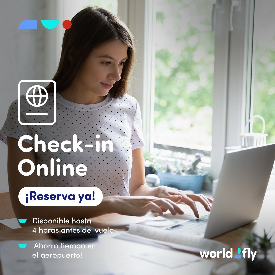 world2fly's tweet photo. CHECK IN ONLINE ⚠️ Recuerda que, si no quieres costes extras, continúa el proceso con lo que te ofrece el sistema y sin seleccionar asiento, automáticamente se te asignará uno aleatoriamente ✈️
Infórmate aquí 👉🏼 https://t.co/bqPE1f8739
#FlyAway #World2Fly #checkinonline https://t.co/PwC7XeVzKq